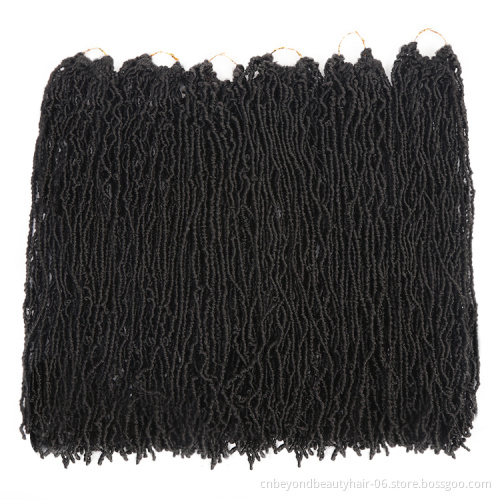 Mini Faux Locs Crochet Hair Micro Dreadlocks Hair Extension Goddess Locs Soft Sister Locs Crochet Hair